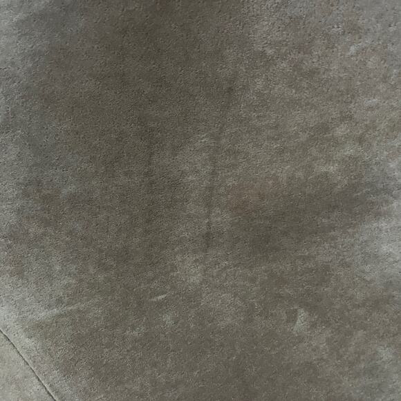 Vintage Margaret Godfrey Floral Embroidered Tan Genuine Suede Pants Size 12 - Picture 11 of 16